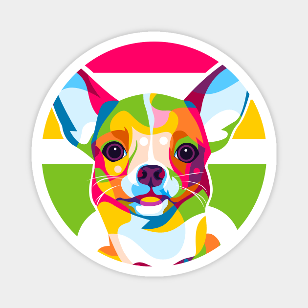 Chihuahua Dog Magnet by wpaprint